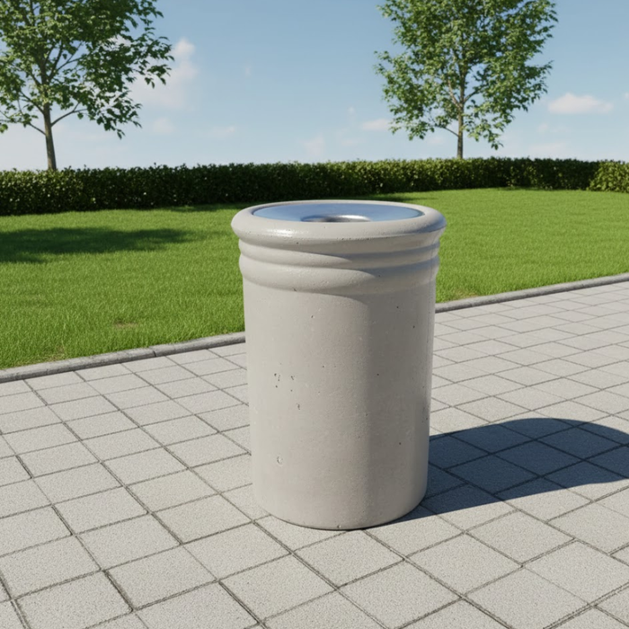 Ribbed Series Waste Receptacle