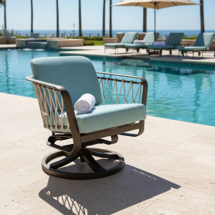 Trelon Rope Swivel Action Lounger