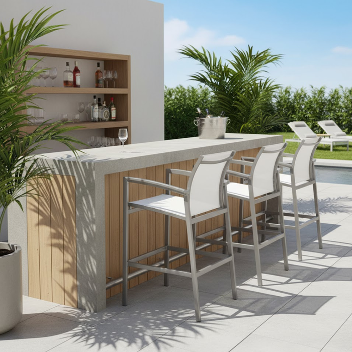 Vision Sling Relaxed Sling Bar Stool