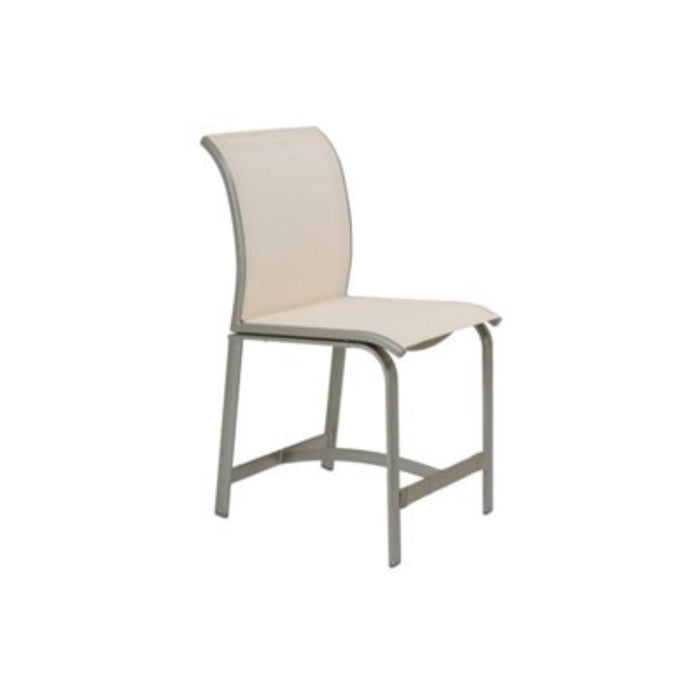 Elance Relaxed Sling Armless Counter Height Stool