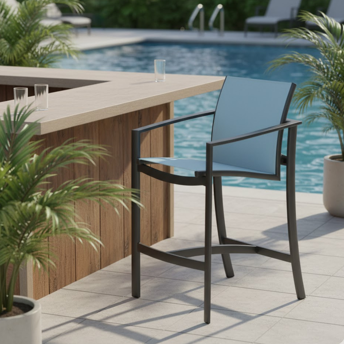 KOR Relaxed Sling Bar Stool