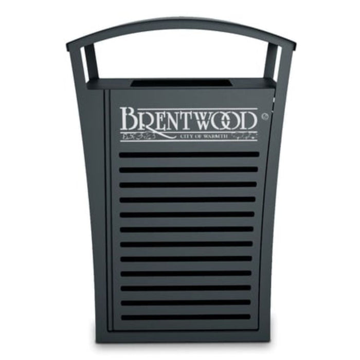 Exposition 45 Gal Receptacle/Recycler with Custom Two-Tone Panel