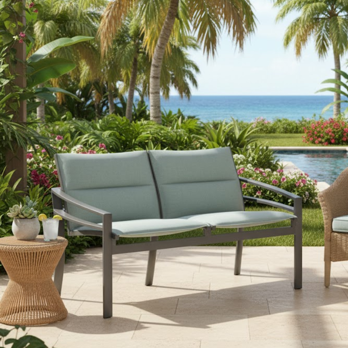 KOR Padded Sling Loveseat