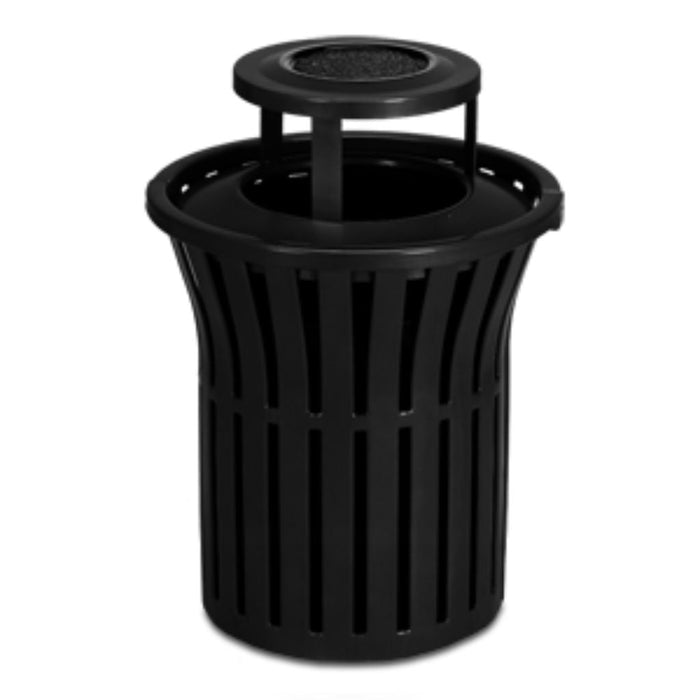 Rendezvous 32 Gallon Trash Receptacle, Bonnet Ash Top