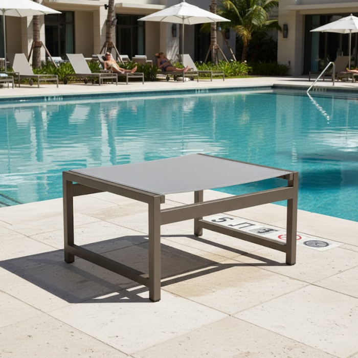 Cabana Club Sling Angled Ottoman