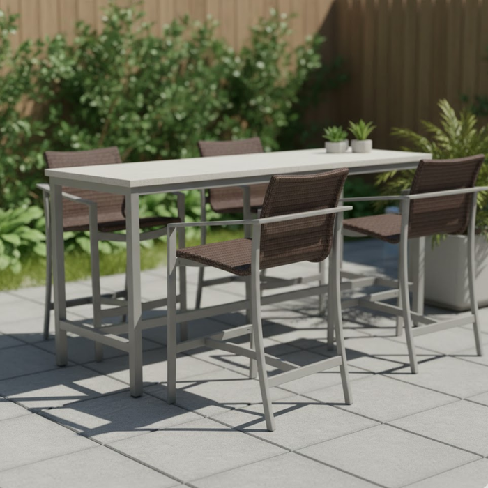 KOR Woven Stationary Bar Stool