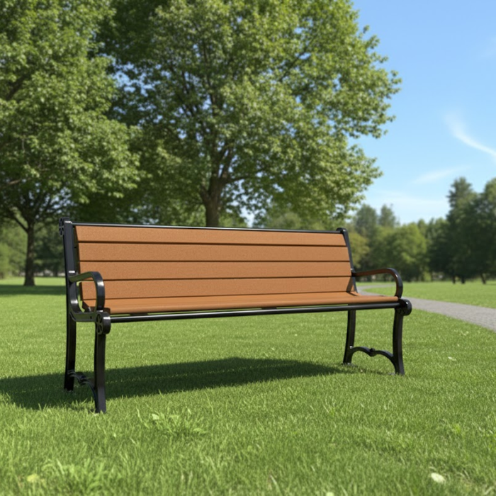 Cascades Bench with Back