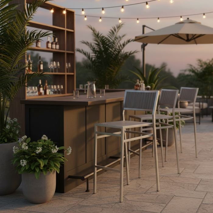 Sicilia Barstool with Back