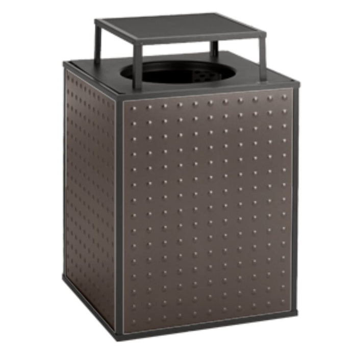 Element 48 Gallon Trash Receptacle, Bonnet Top