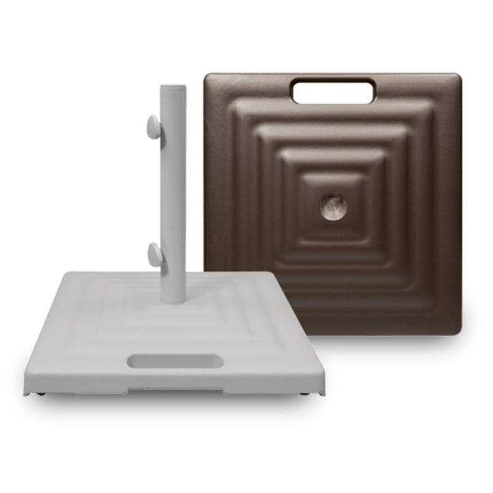 Monaco Square Cast Aluminum Umbrella Base 100 lbs