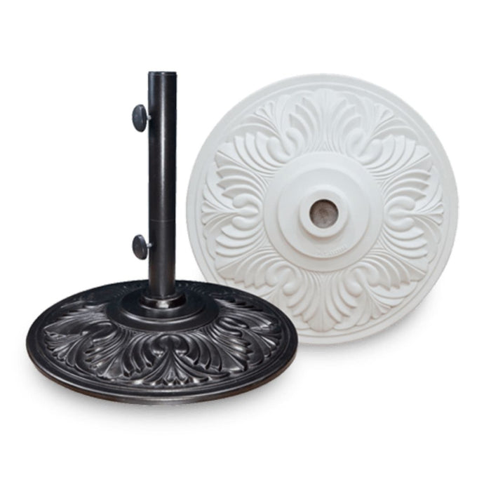 Art Deco Cast Aluminum Umbrella Base 50 lbs