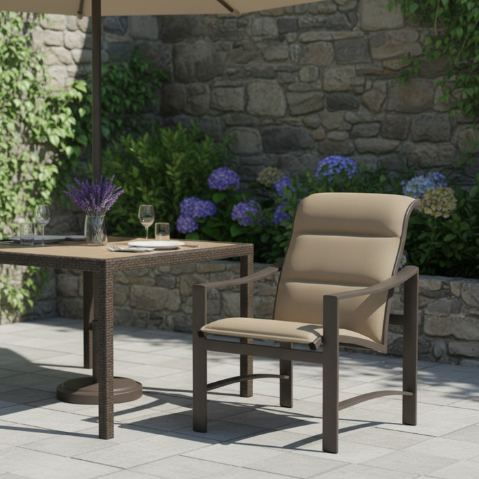 Kenzo Padded Sling Dining Chair