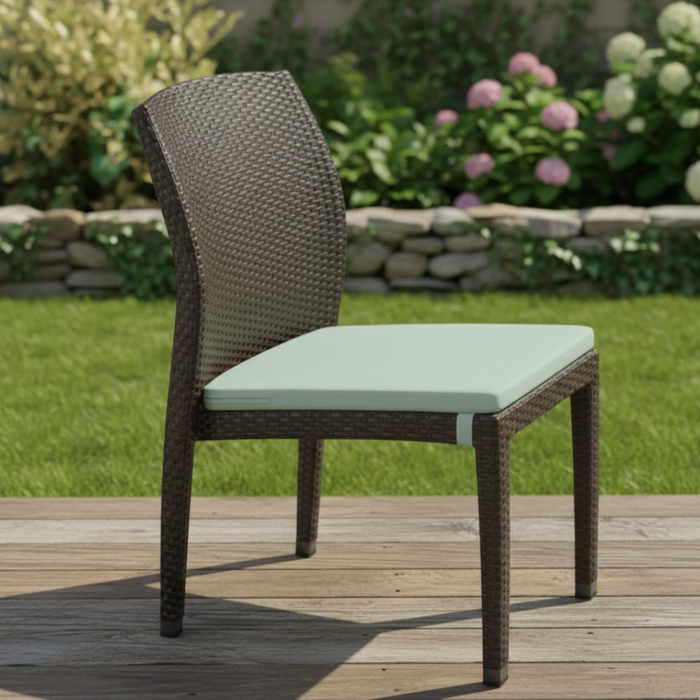 Evo Woven Side Chair with Seat Pad