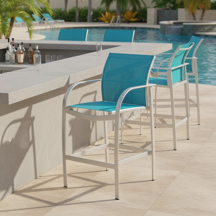 Scandia Sling Bar Stool