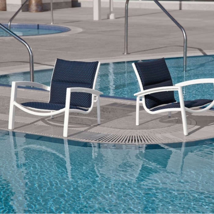 South Beach Padded Sling Spa Chair