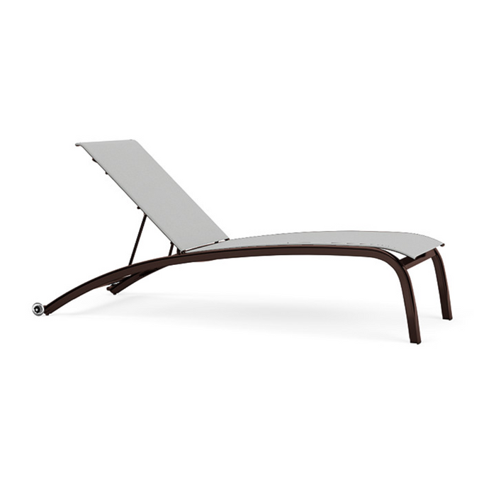 Edge Sling Stacking Chaise Lounge Armless