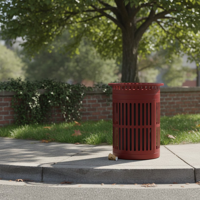 Metro Trash Receptacle