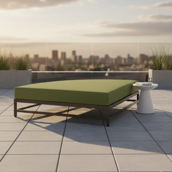 Cabana Club Cushion Party Lounger Quarter Section