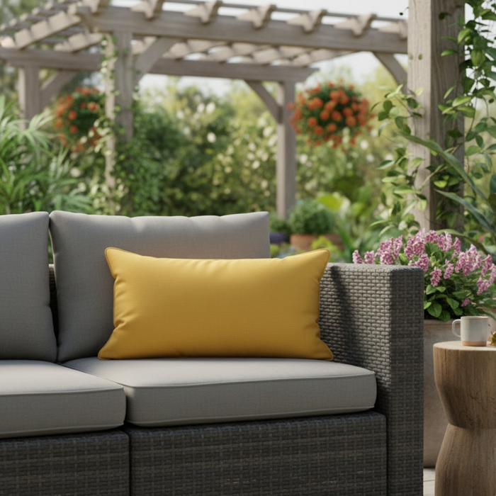 Lumbar Pillow with Welt 12"x22"