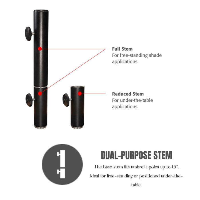 Steel Umbrella Base 70 lbs