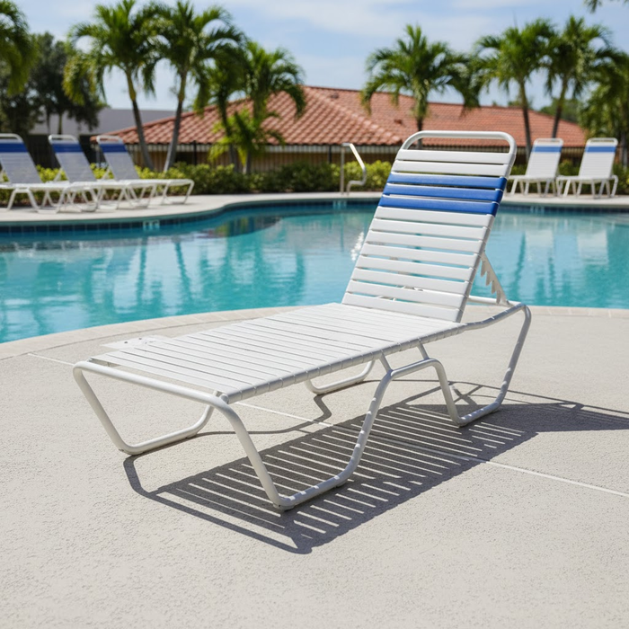 Largo Strap 12″ High Chaise Lounge