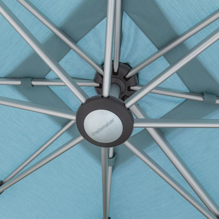 Solaris 10' Square Sidepost Umbrella