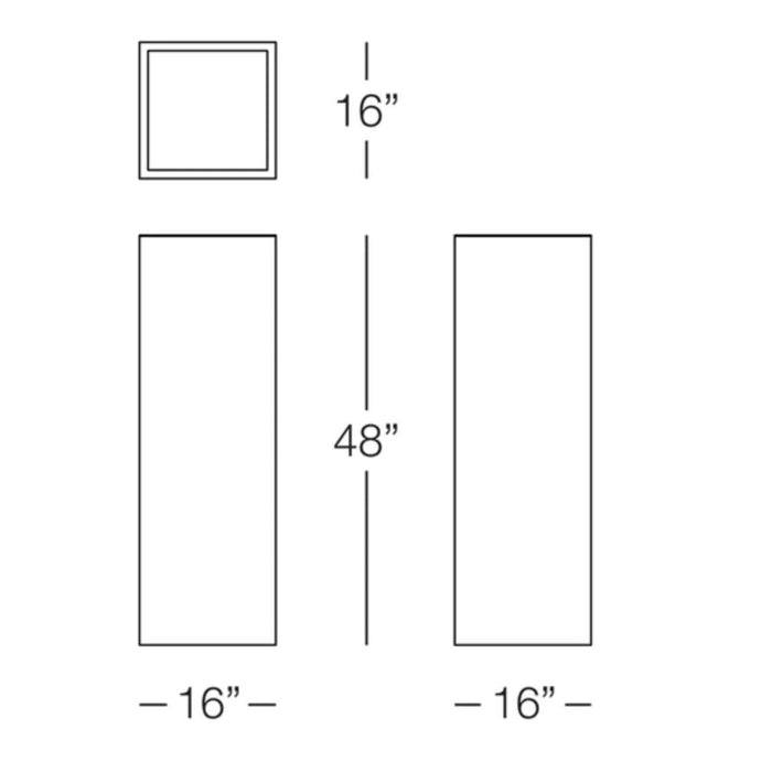 Urban Tall Square Pot