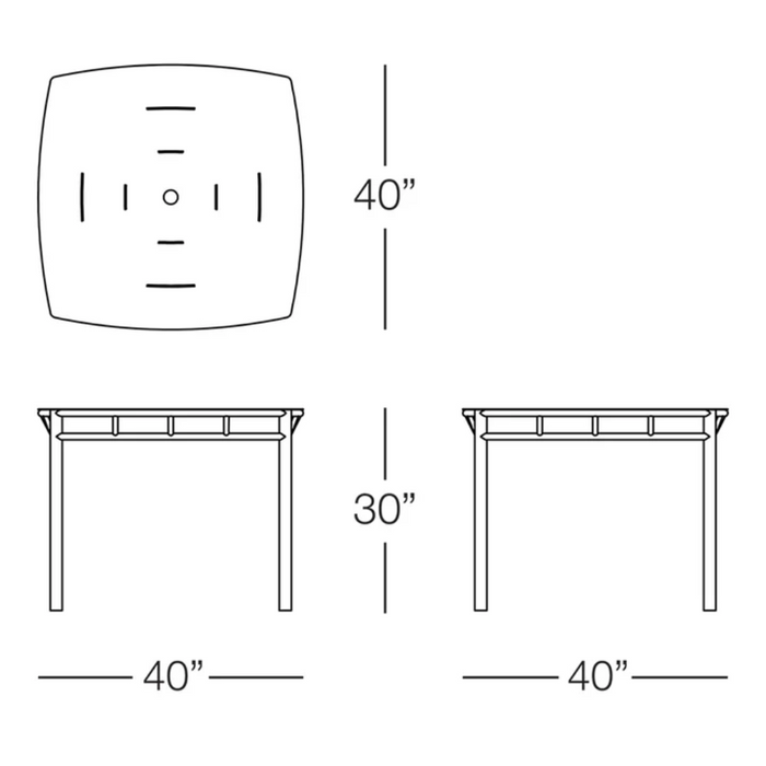 Oslo Square Dining Table