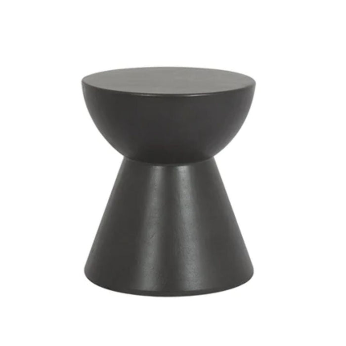 GRC Round End Table Dark Grey