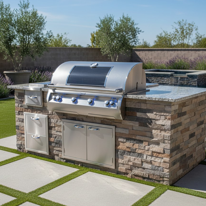 Echelon E1060i Built-In Grill – Analog Thermometer with Window