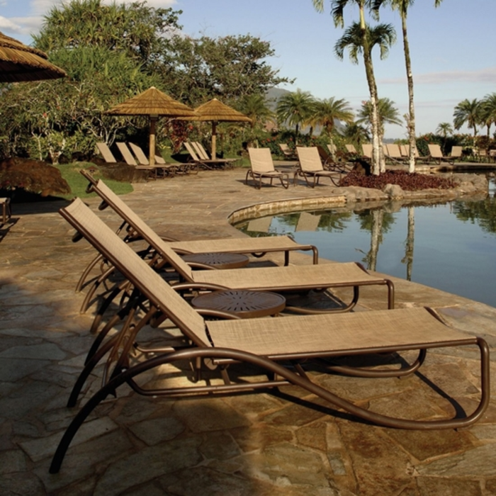 La Scala Relaxed Sling Chaise Lounge