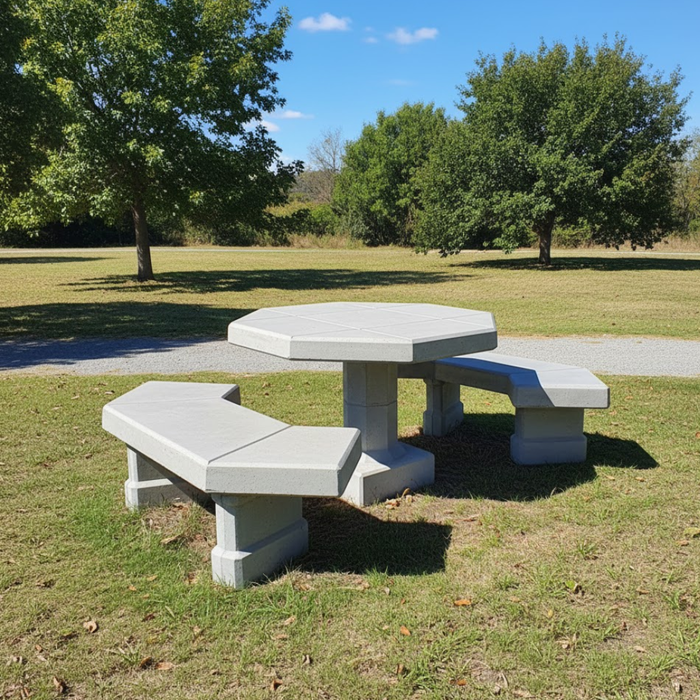 Keystone Series Octagonal Table Set