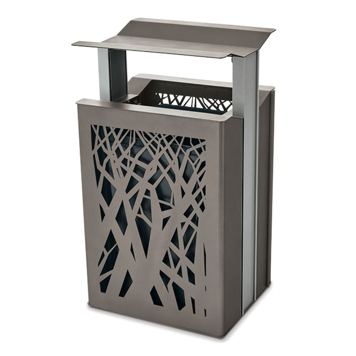 Airi Stix 45-Gal. Trash Receptacle with Side Door