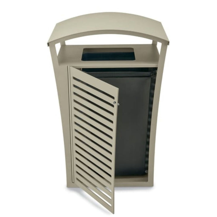 Exposition 45 Gallon Trash Receptacle/Recycler Side Door
