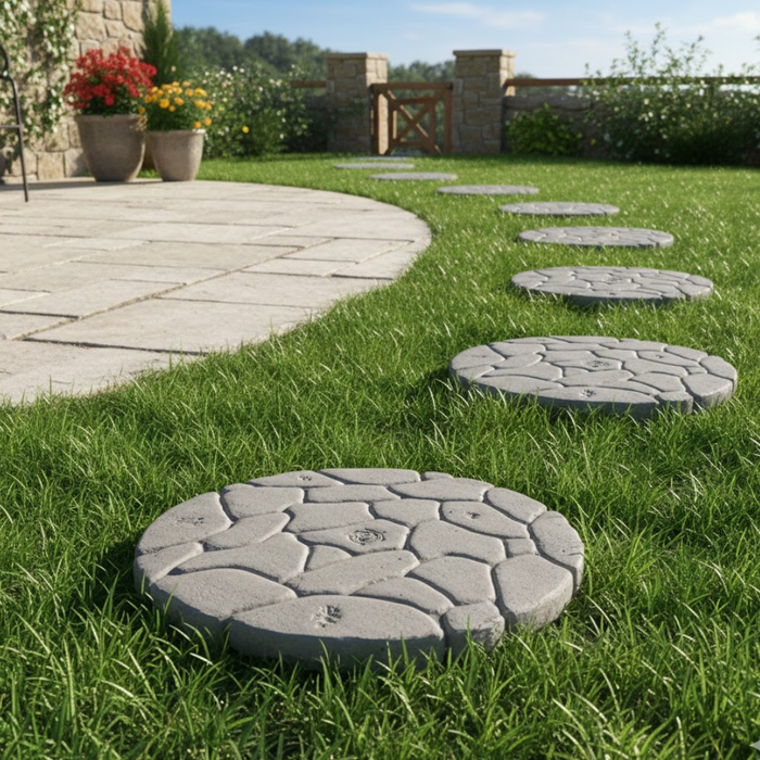 Santa Fe Round Stepping Stones