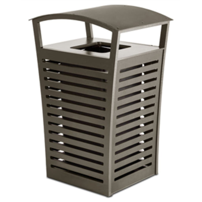 Exposition 22 Gallon Trash Receptacle/Recycler, Side Door