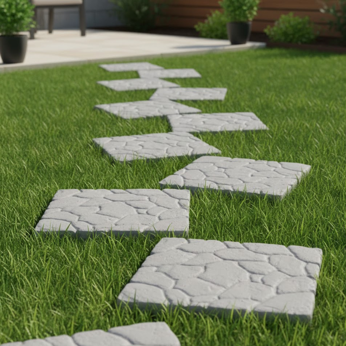 Santa Fe Square Stepping Stones