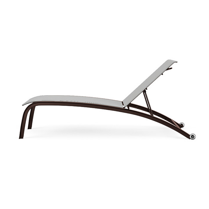 Edge Sling Stacking Chaise Lounge Armless