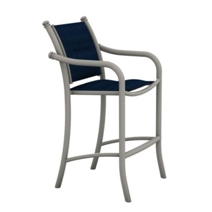 La Scala Padded Sling Stationary Bar Stool