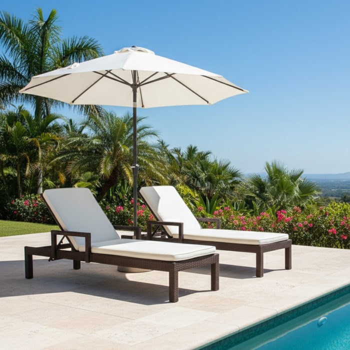 Monaco Chaise Lounge with Arms