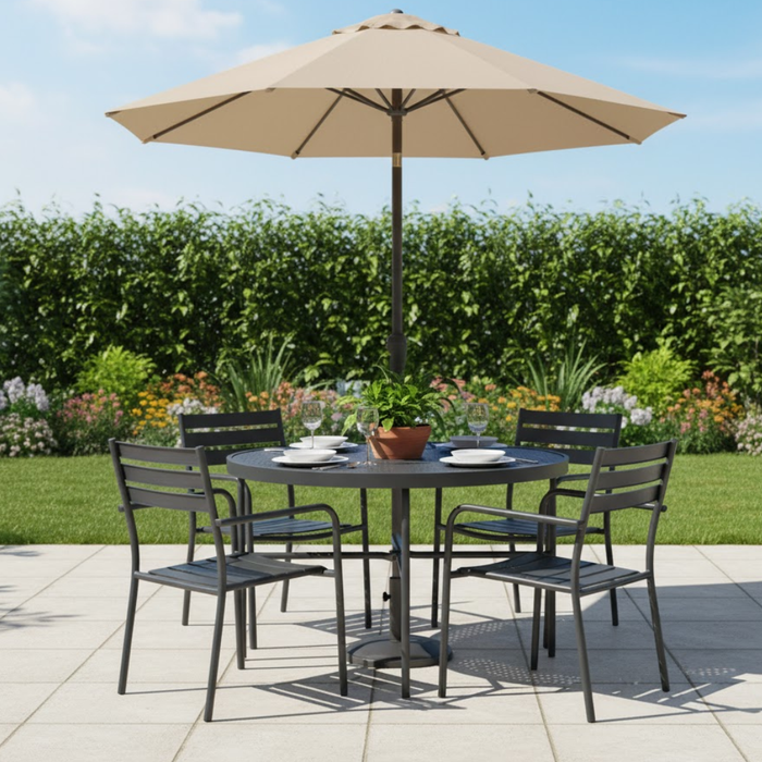 42" Round Dining Table Stamp Top