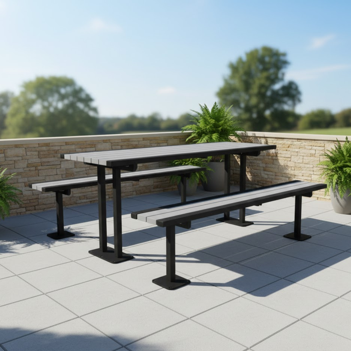 Arches Recycled Pedestal Table