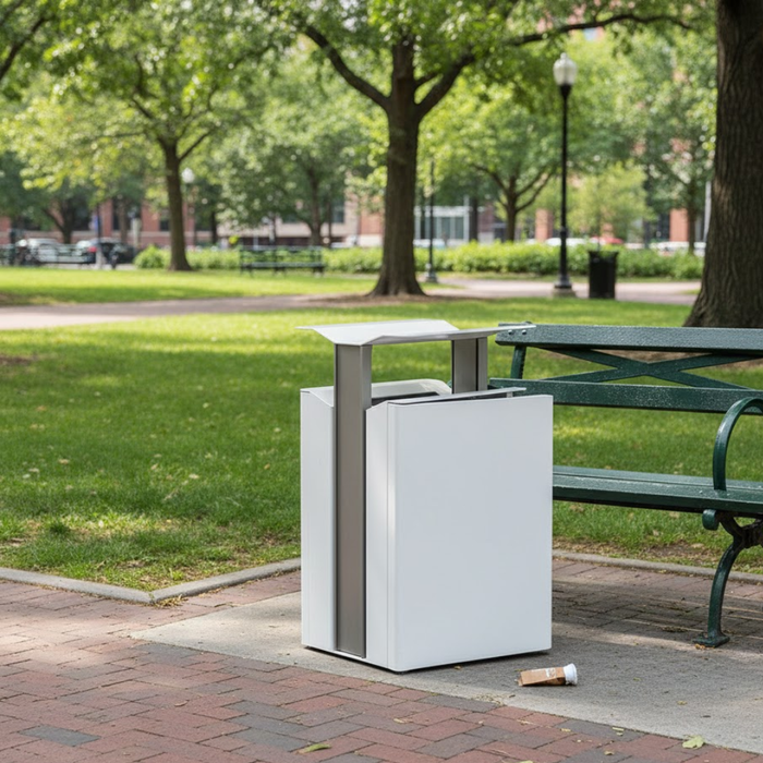 Airi Standard 45-Gal. Trash Receptacle with Side Door