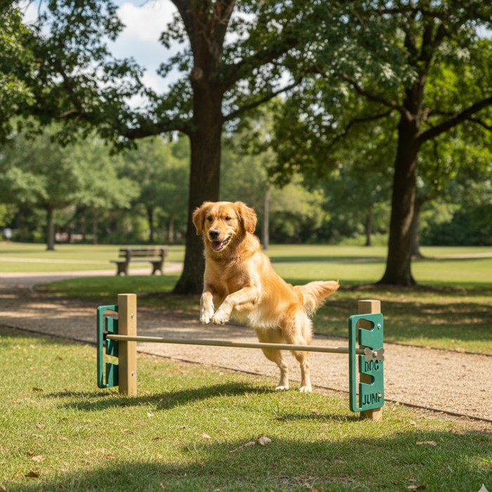 Recycled Dog Jump