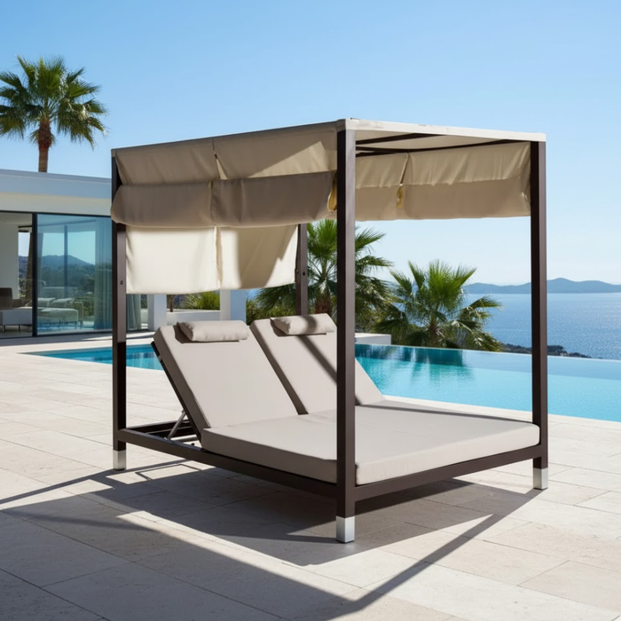 Amber Double Daybed with Canopy