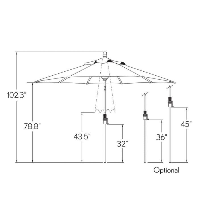 Collar Tilt Octagon Series 9’