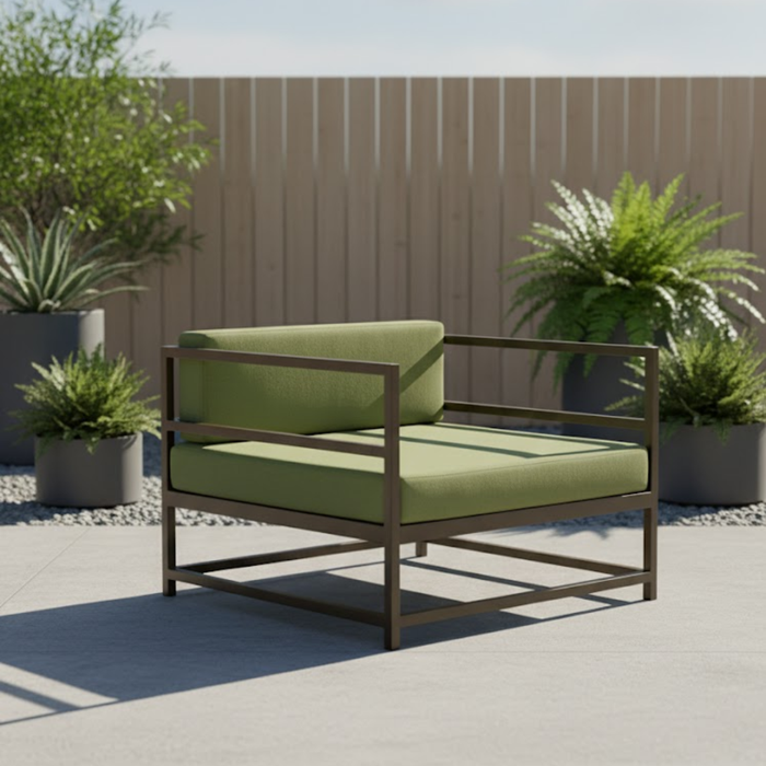 Cabana Club Cushion Arm Chair (15" Seat Height)