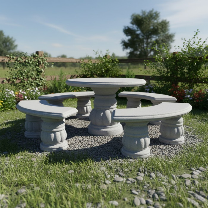 Rosonne Series Round Table Set without Insert