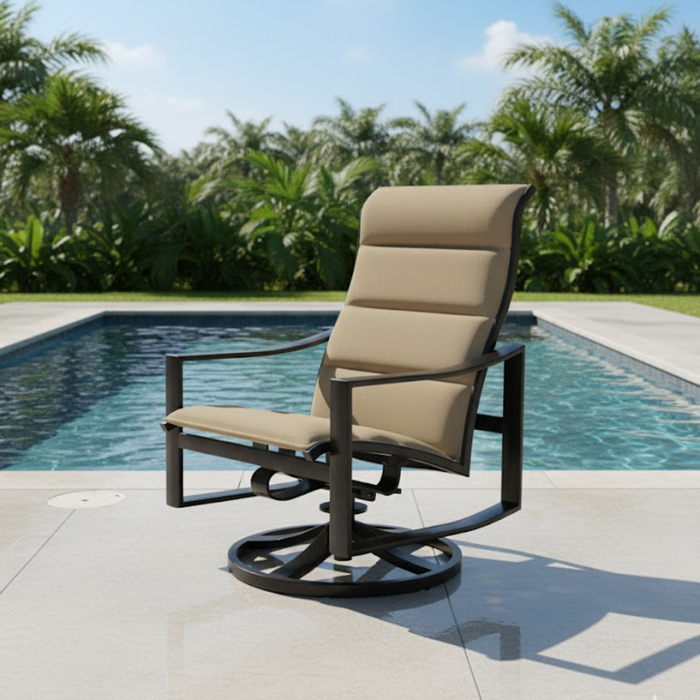 Kenzo Padded Sling Swivel Action Lounger