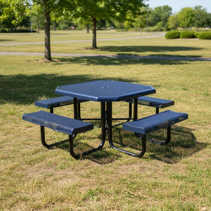 Perforated Octagon Portable Table
